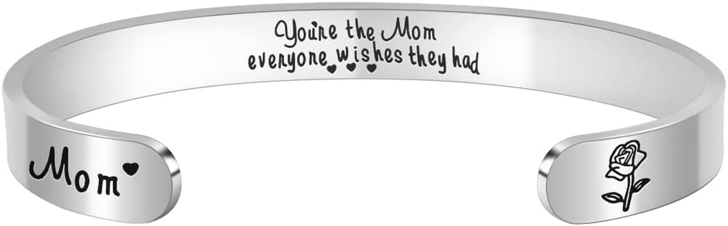 Btysun Inspirational Bracelets for Women - Thoughtful Gifts for Mother's Day, Graduation, and Birthdays - Personalized Cuff Bangles and Friendship Jewelry