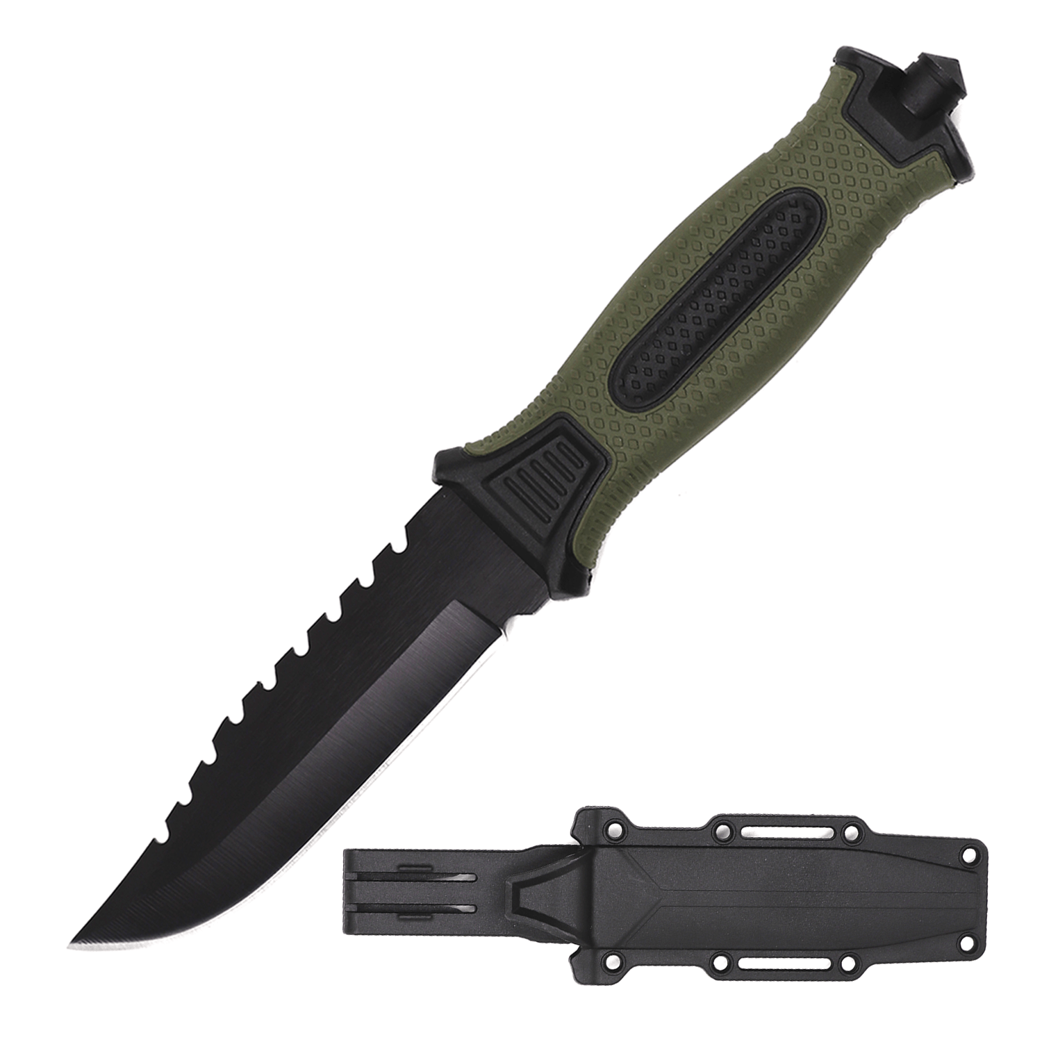 10 - inch Hunting Knife with ABS Sheath - Inside The Bars