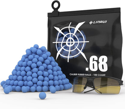 100 Count .68 Caliber Paintballs for Training and Defense - Inside The Bars
