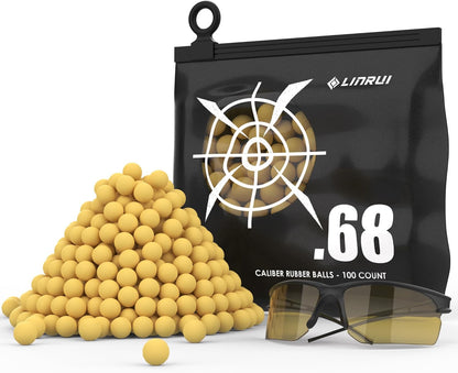 100 Count .68 Caliber Paintballs for Training and Defense - Inside The Bars