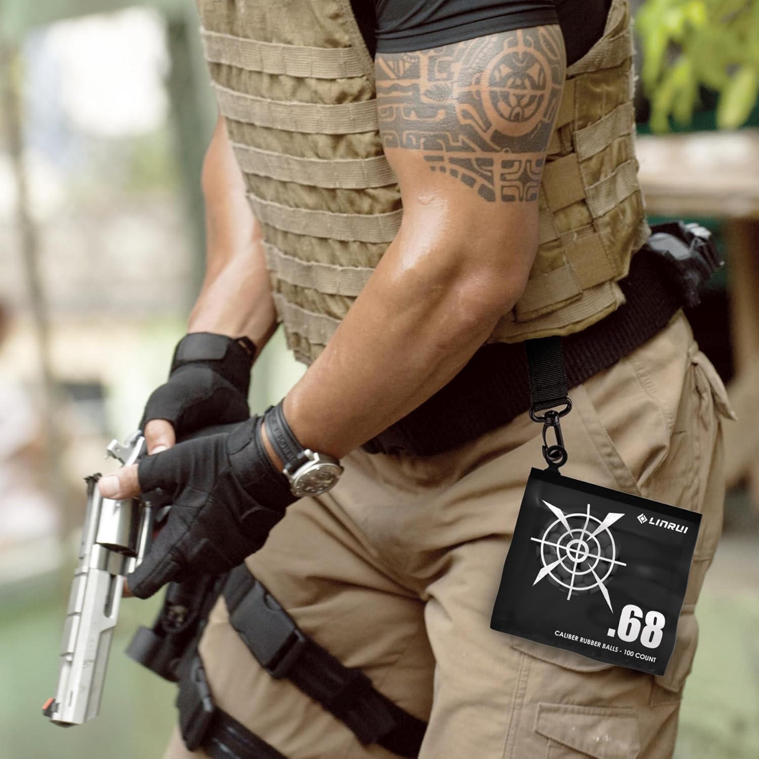100 Count .68 Caliber Paintballs for Training and Defense - Inside The Bars