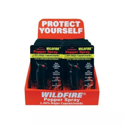 12 Wildfire Keychain with Counter Display - 1.4% MC 1/2 oz - Inside The Bars