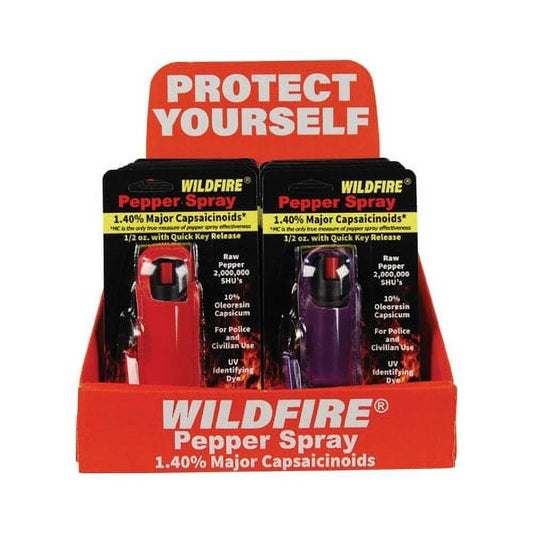 12 WildFire WF - HALO Assorted Pack (3 Black, 2 Blue, 3 Pink, 2 Red, 2 Purple) with Counter Display - Inside The Bars