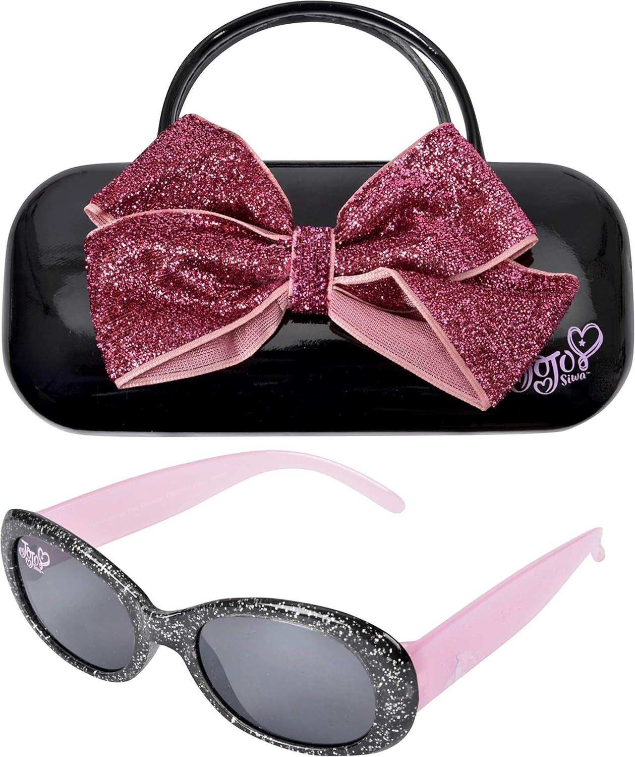 Jojo Siwa Children's Sunglasses with Coordinating Case and UV Protection