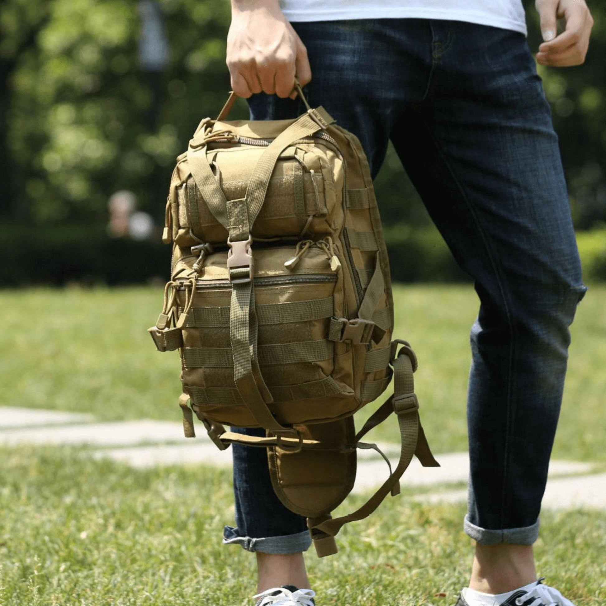 15L Tactical Sling Backpack - Inside The Bars
