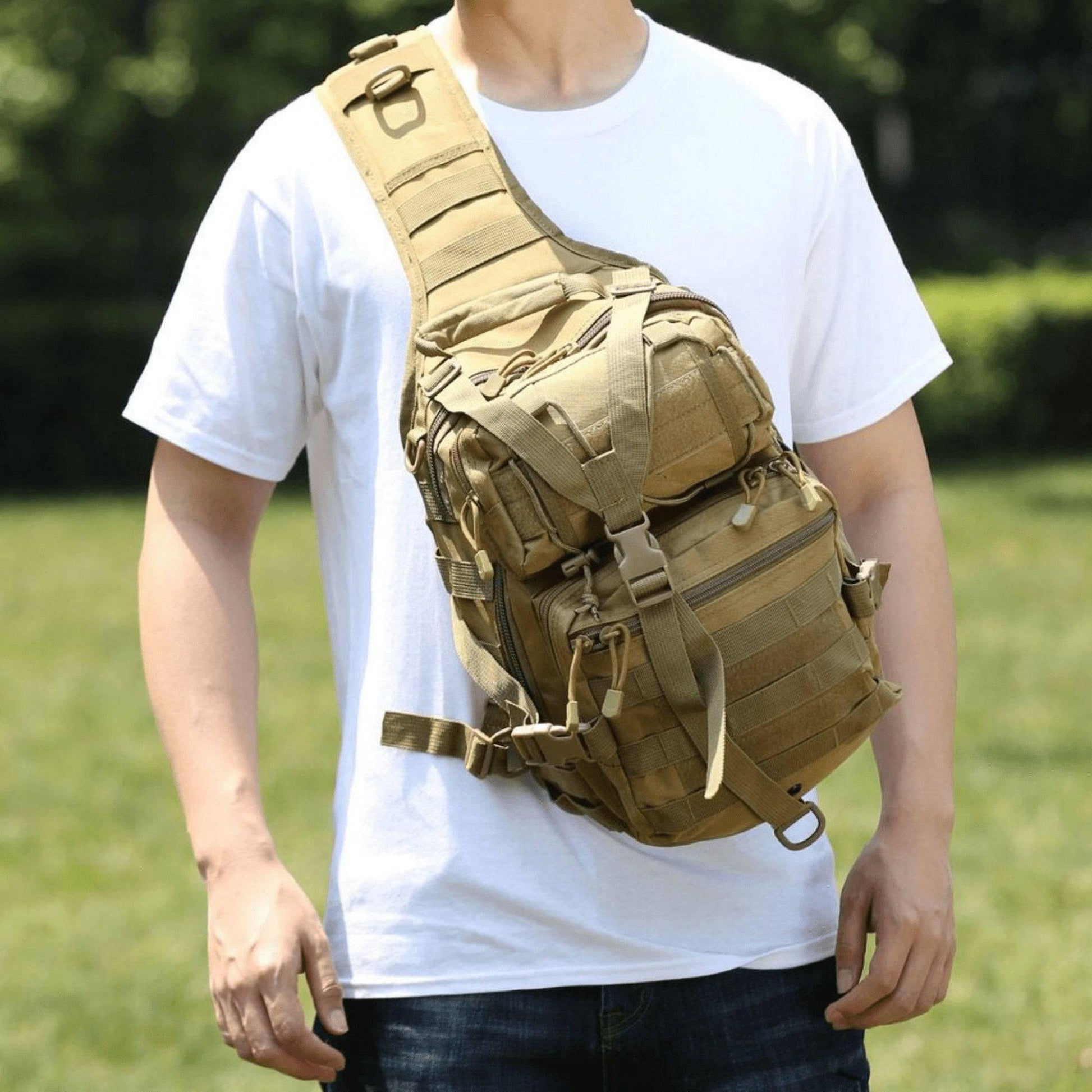 15L Tactical Sling Backpack - Inside The Bars