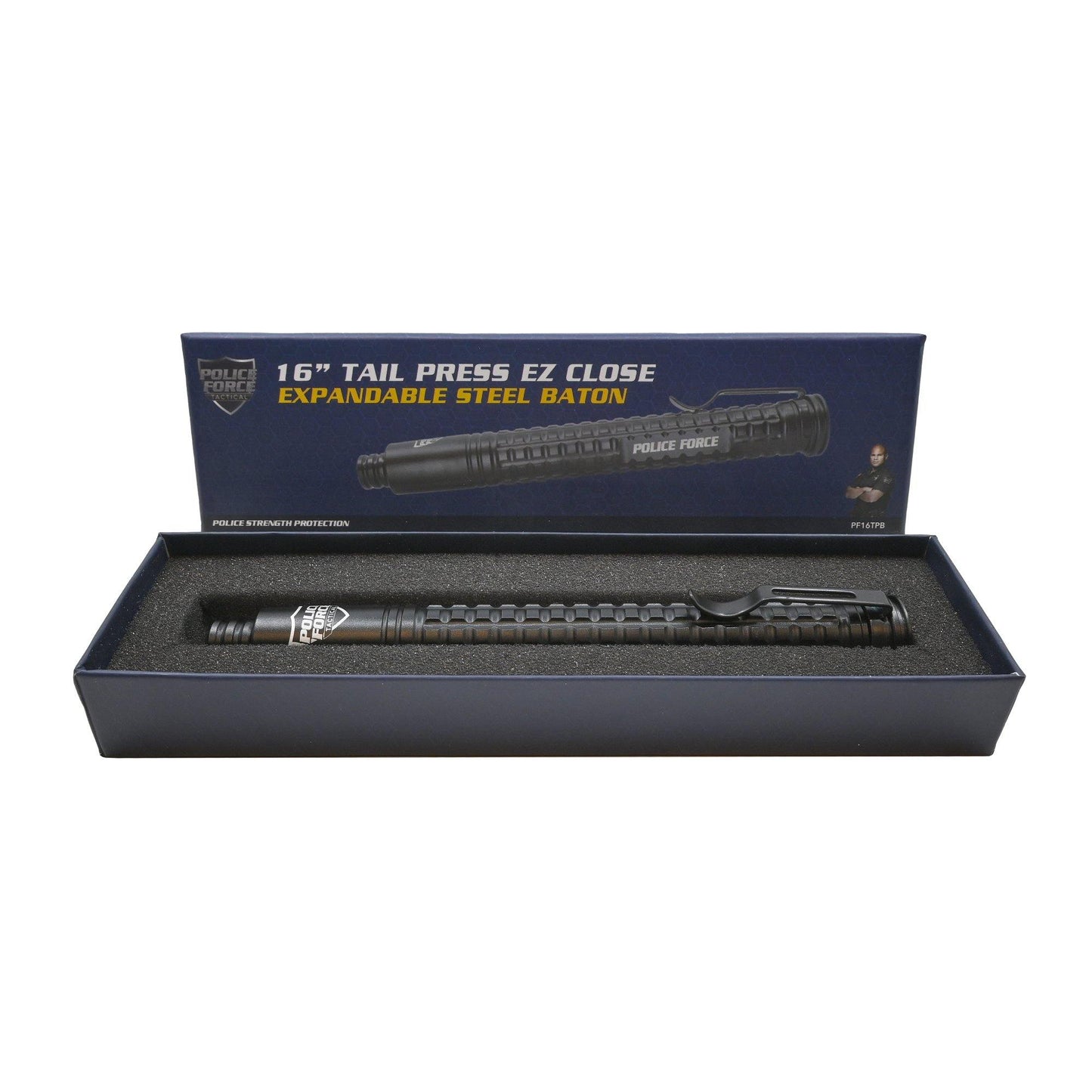 16" Tail Press EZ Close Baton - Inside The Bars