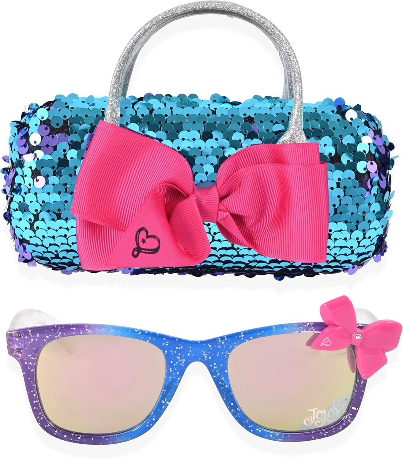 Jojo Siwa Children's Sunglasses with Coordinating Case and UV Protection