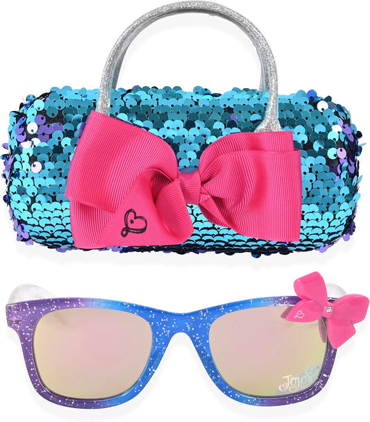 Jojo Siwa Children's Sunglasses with Coordinating Case and UV Protection