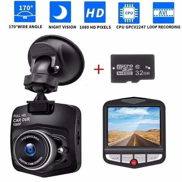 2.4'' Full HD 1080P Dash Cam Car DVR Night Vision G - sensor - Inside The Bars