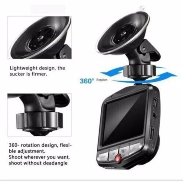 2.4'' Full HD 1080P Dash Cam Car DVR Night Vision G - sensor - Inside The Bars