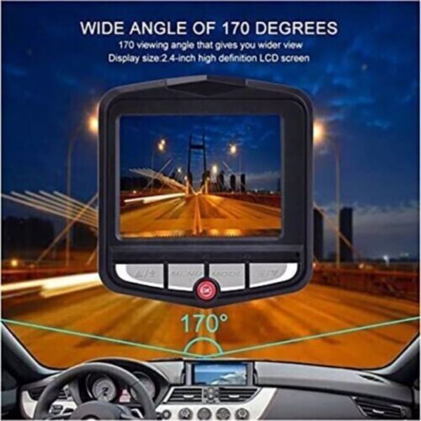 2.4'' Full HD 1080P Dash Cam Car DVR Night Vision G - sensor - Inside The Bars