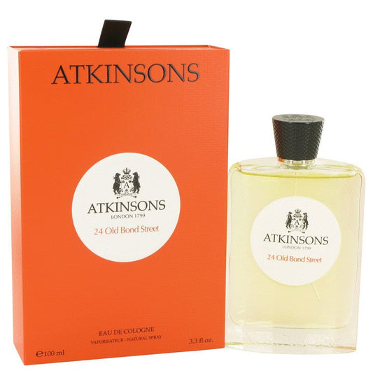 24 Old Bond Street by Atkinsons Eau De Cologne Spray 3.3 oz for Men - Inside The Bars