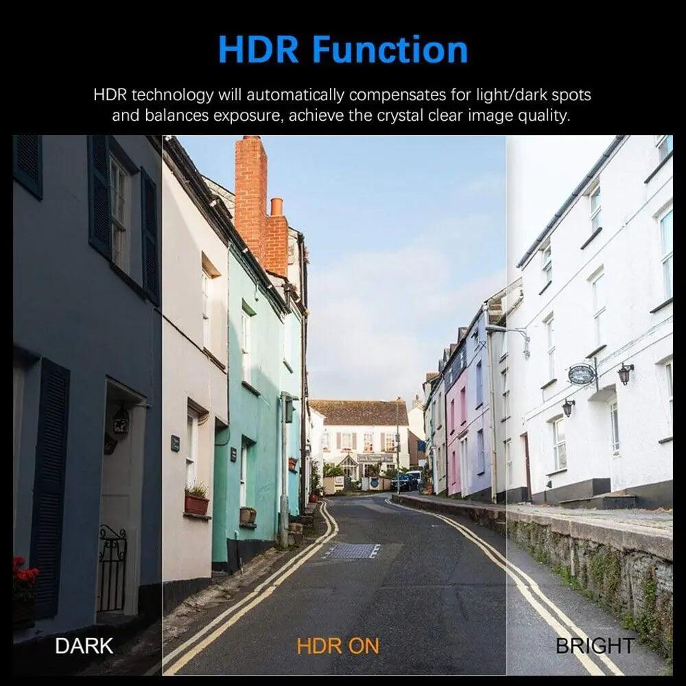 2HC FHD Dash Cam 1080P Dual Lens Car DVR Dash Cam G - Sensor - Inside The Bars