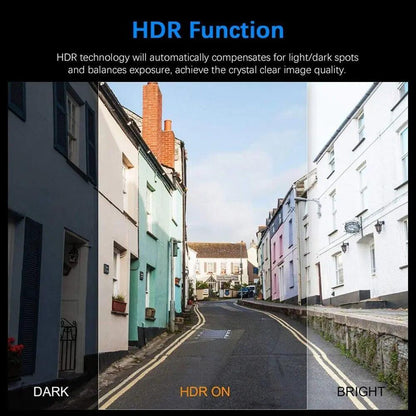 2HC FHD Dash Cam 1080P Dual Lens Car DVR Dash Cam G - Sensor - Inside The Bars