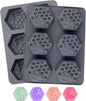 2Pcs Bee Silicone Soap Molds for Candy and Chocolate Making - Inside The Bars