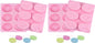 2Pcs Bee Silicone Soap Molds for Candy and Chocolate Making - Inside The Bars