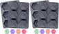 2Pcs Bee Silicone Soap Molds for Candy and Chocolate Making - Inside The Bars