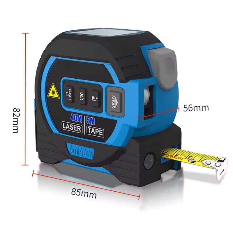3 In 1 Laser Tape Measure Laser Distance Measuring Rangefinder - Inside The Bars