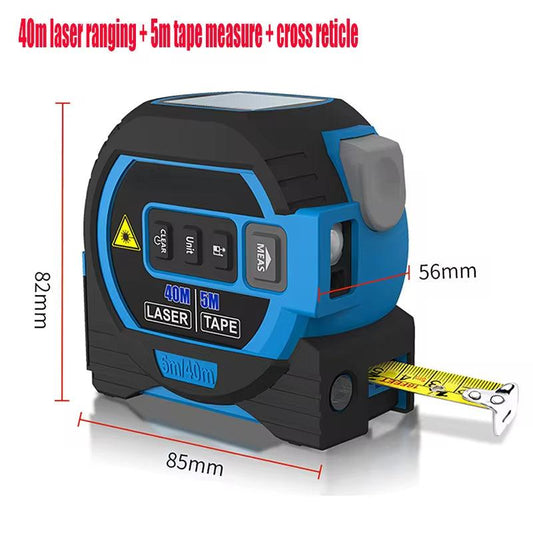 3 In 1 Laser Tape Measure Laser Distance Measuring Rangefinder - Inside The Bars