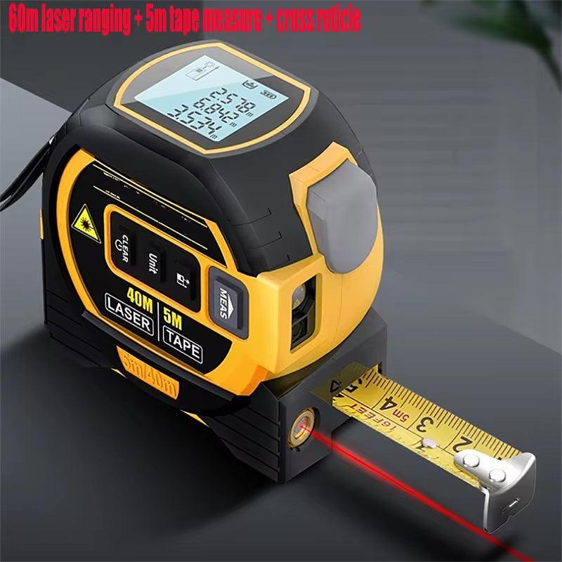 3 In 1 Laser Tape Measure Laser Distance Measuring Rangefinder - Inside The Bars