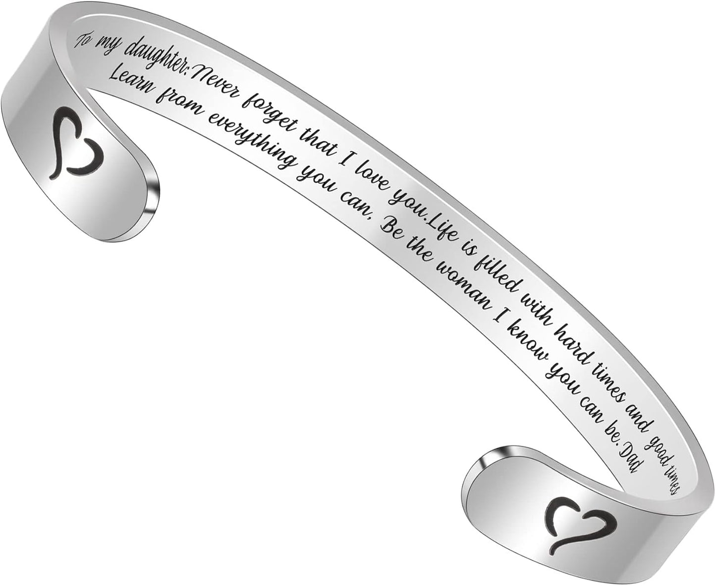 Btysun Inspirational Bracelets for Women - Thoughtful Gifts for Mother's Day, Graduation, and Birthdays - Personalized Cuff Bangles and Friendship Jewelry