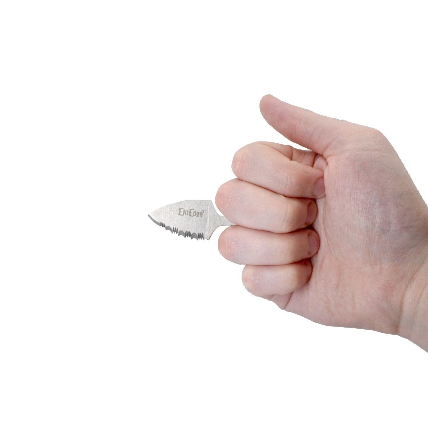 3.25 - Inch Push Dagger with ABS Sheath - Inside The Bars