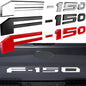 3D F - 150 Nameplate Badge Sticker for Ford F150 Tailgate - Red and Black Trim Logo Decals Auto Accessories - Inside The Bars