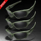 3pairs Premium Fantasy Cool Wrap Around Polarized Fashion Glasses Set, Camouflage Style, For Men Women Outdoor Sports Cycling Running Fishing Hiking Golf Supplies Photo Props - Inside The Bars
