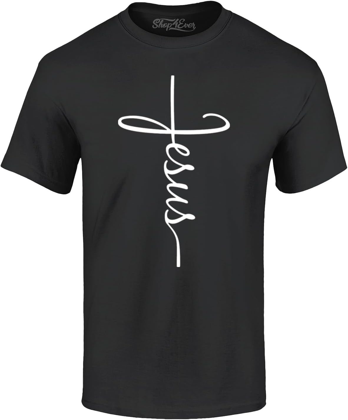 Jesus Cross Inspirational Script T-Shirt