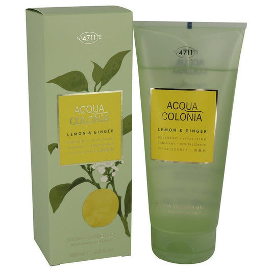 4711 ACQUA COLONIA Lemon & Ginger by 4711 Shower Gel 6.8 oz for Women - Inside The Bars