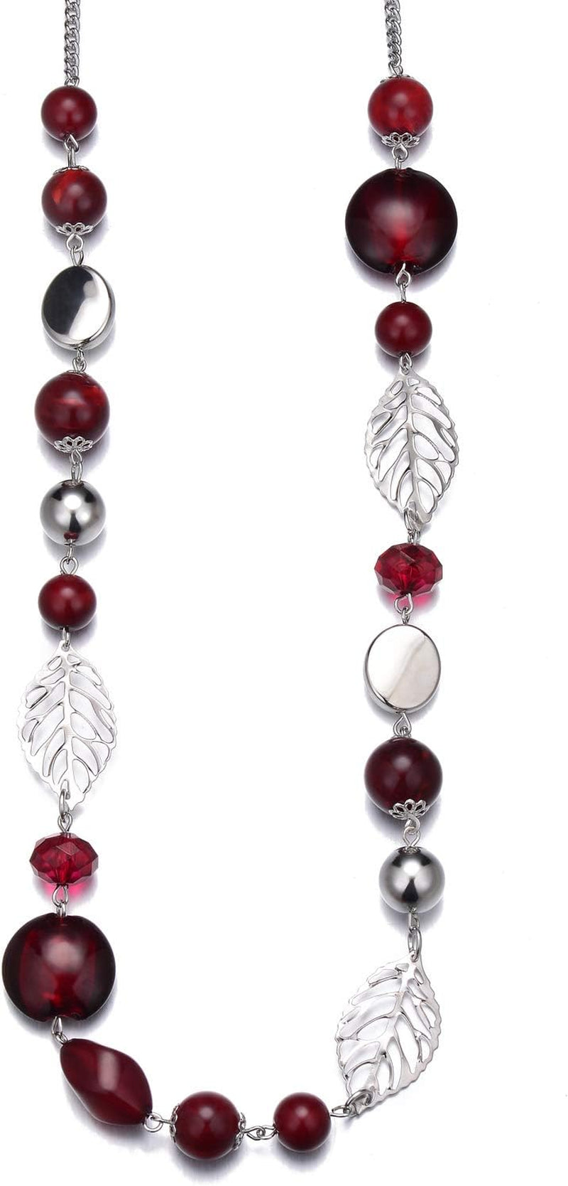 Pearl & Club Long Beaded Necklaces for Women - Fashion Jewelry Sweater Chain Gifts