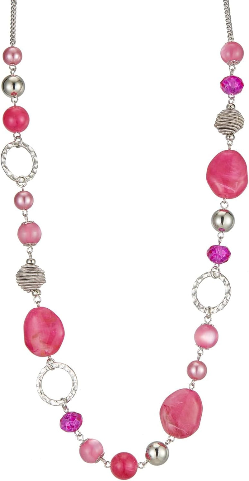Pearl & Club Long Beaded Necklaces for Women - Fashion Jewelry Sweater Chain Gifts