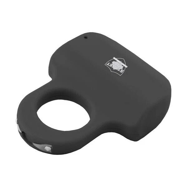 NEW~STING RING RECHARGEABLE STUN GUN 18M - Black