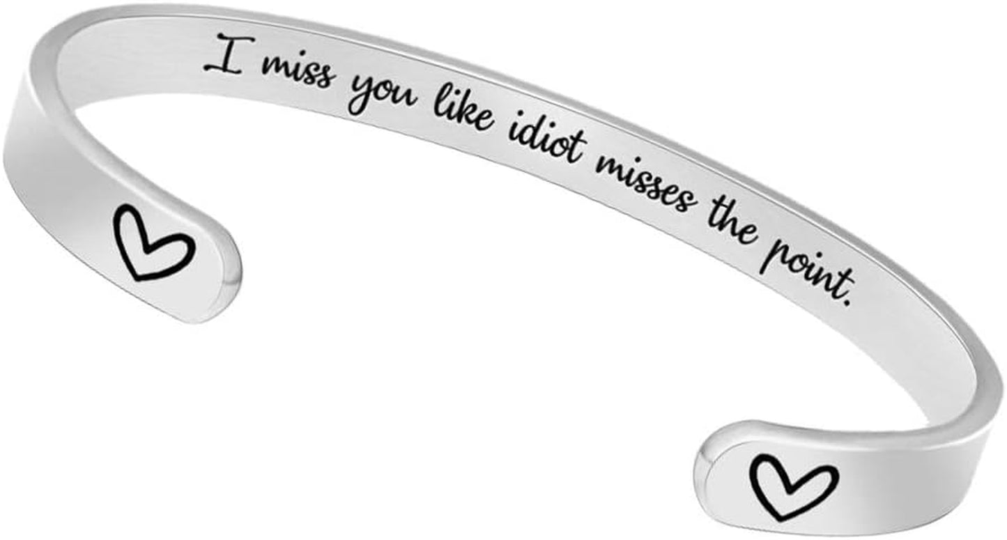 Btysun Inspirational Bracelets for Women - Thoughtful Gifts for Mother's Day, Graduation, and Birthdays - Personalized Cuff Bangles and Friendship Jewelry