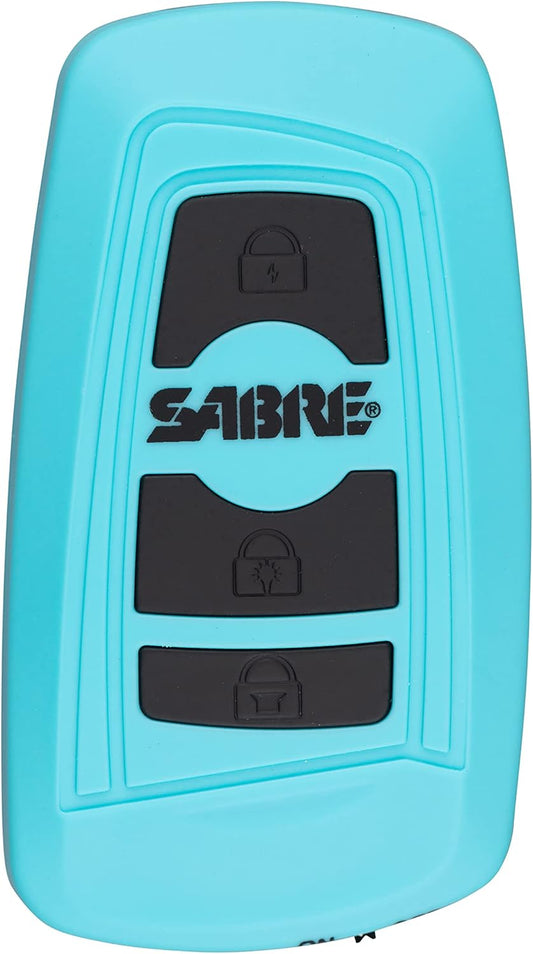 SABRE 3-In-1 Personal Safety Tool: Stun Gun with 1.154 Microcoulombs Charge, 115 dB Alarm, 70 Lumen Flashlight, and Wrist Strap
