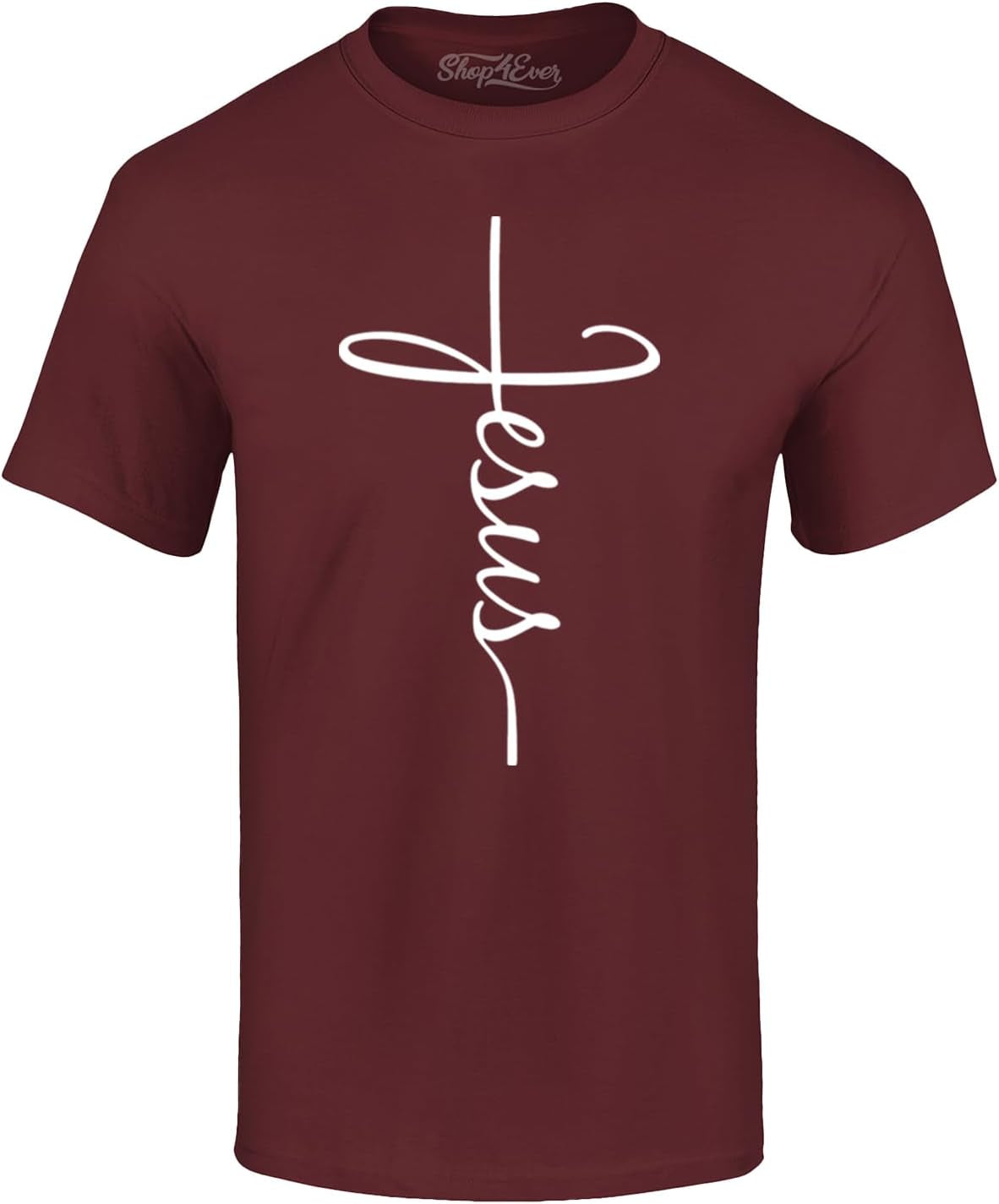 Jesus Cross Inspirational Script T-Shirt