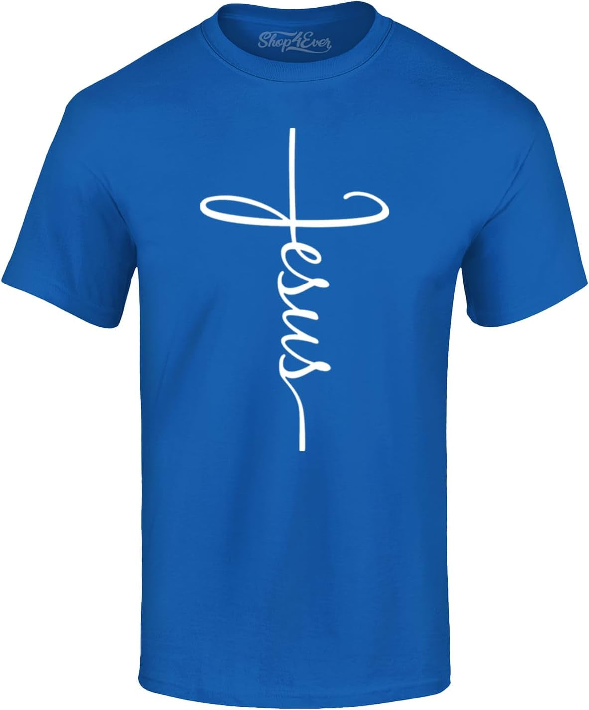Jesus Cross Inspirational Script T-Shirt