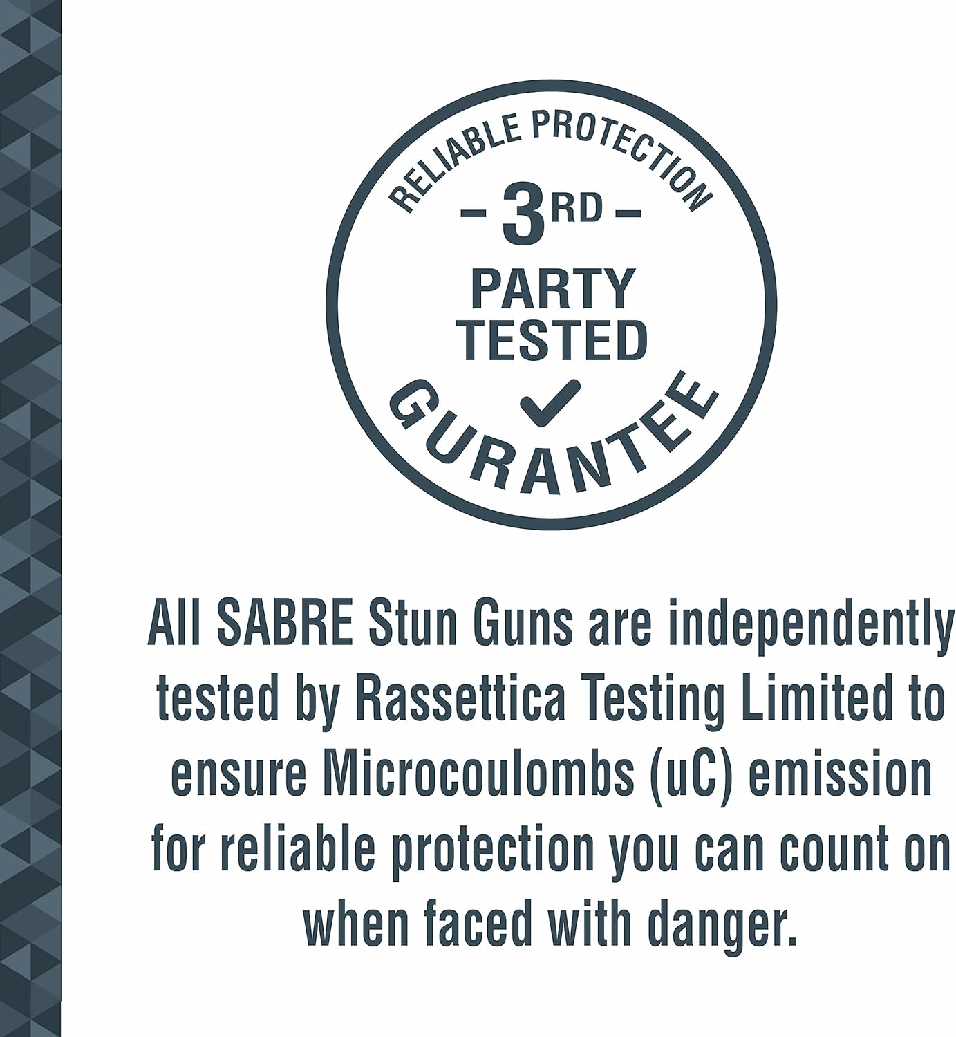 SABRE 3-In-1 Personal Safety Tool: Stun Gun with 1.154 Microcoulombs Charge, 115 dB Alarm, 70 Lumen Flashlight, and Wrist Strap