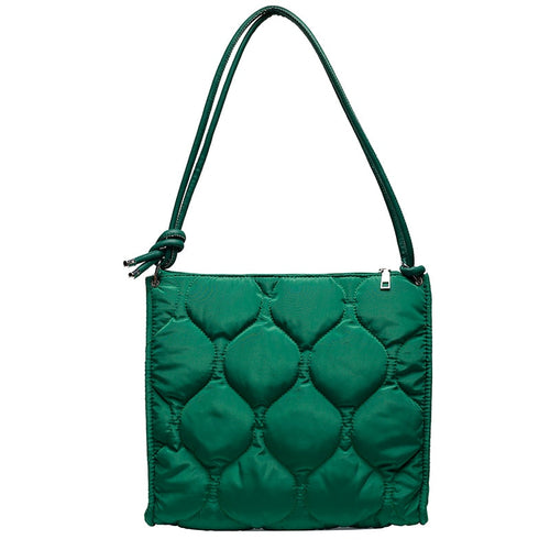 Winter Down Cotton Shoulder Bag Women Waterproof Tote Bags