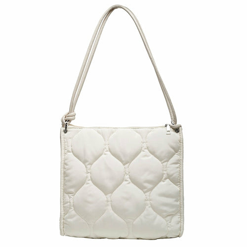 Winter Down Cotton Shoulder Bag Women Waterproof Tote Bags