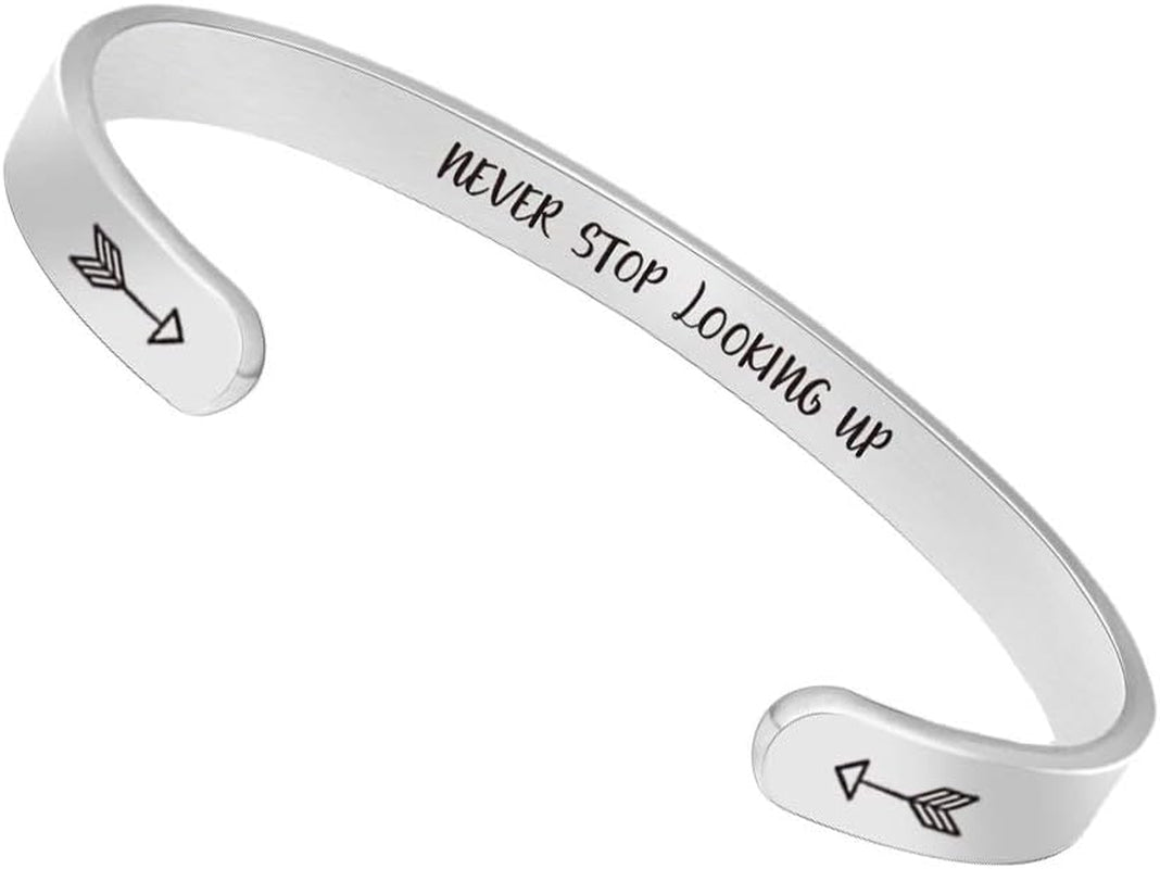 Btysun Inspirational Bracelets for Women - Thoughtful Gifts for Mother's Day, Graduation, and Birthdays - Personalized Cuff Bangles and Friendship Jewelry