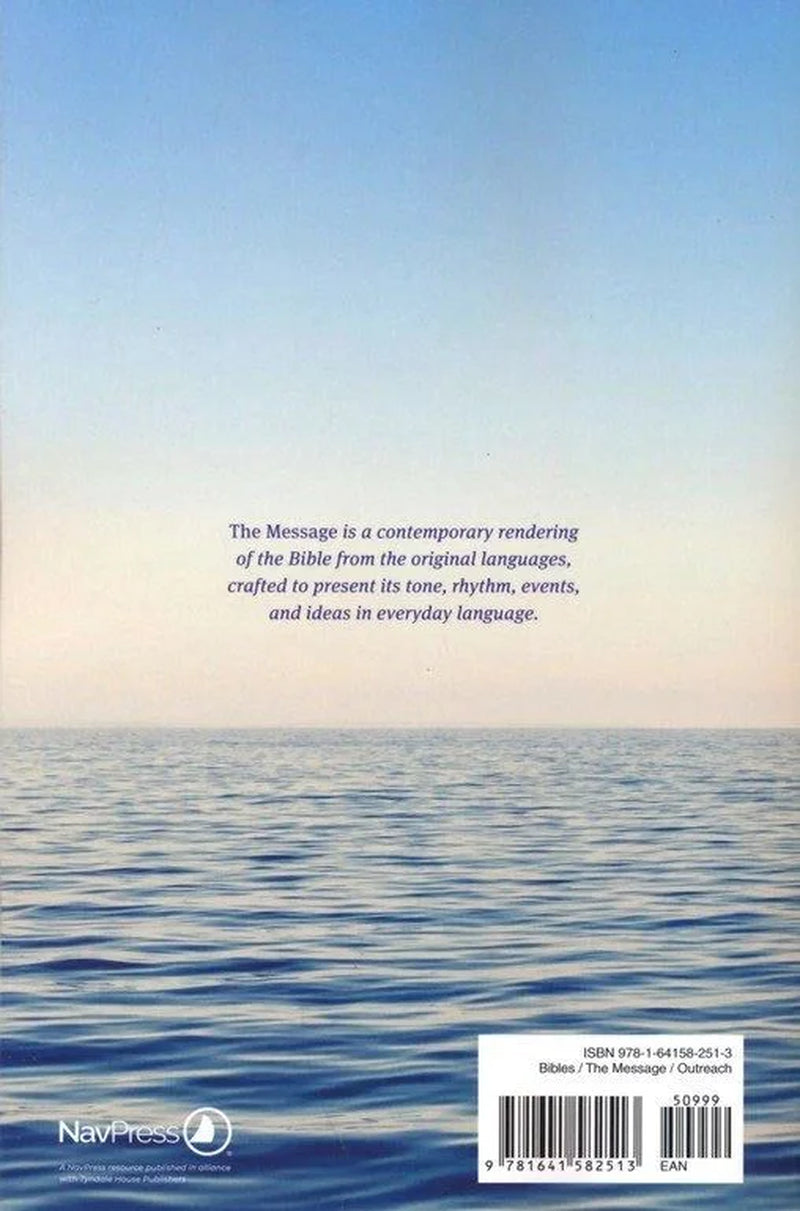 The Message Outreach Edition, Large Print (Softcover): the Bible in Contemporary Language, (Paperback)