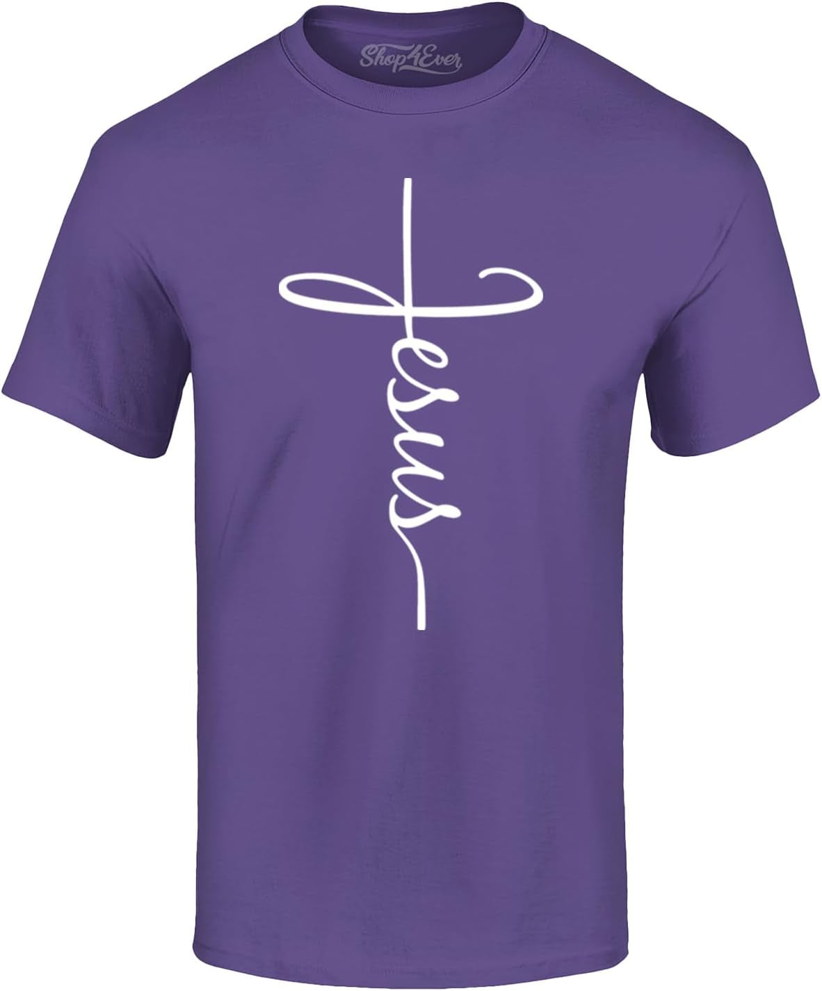 Jesus Cross Inspirational Script T-Shirt