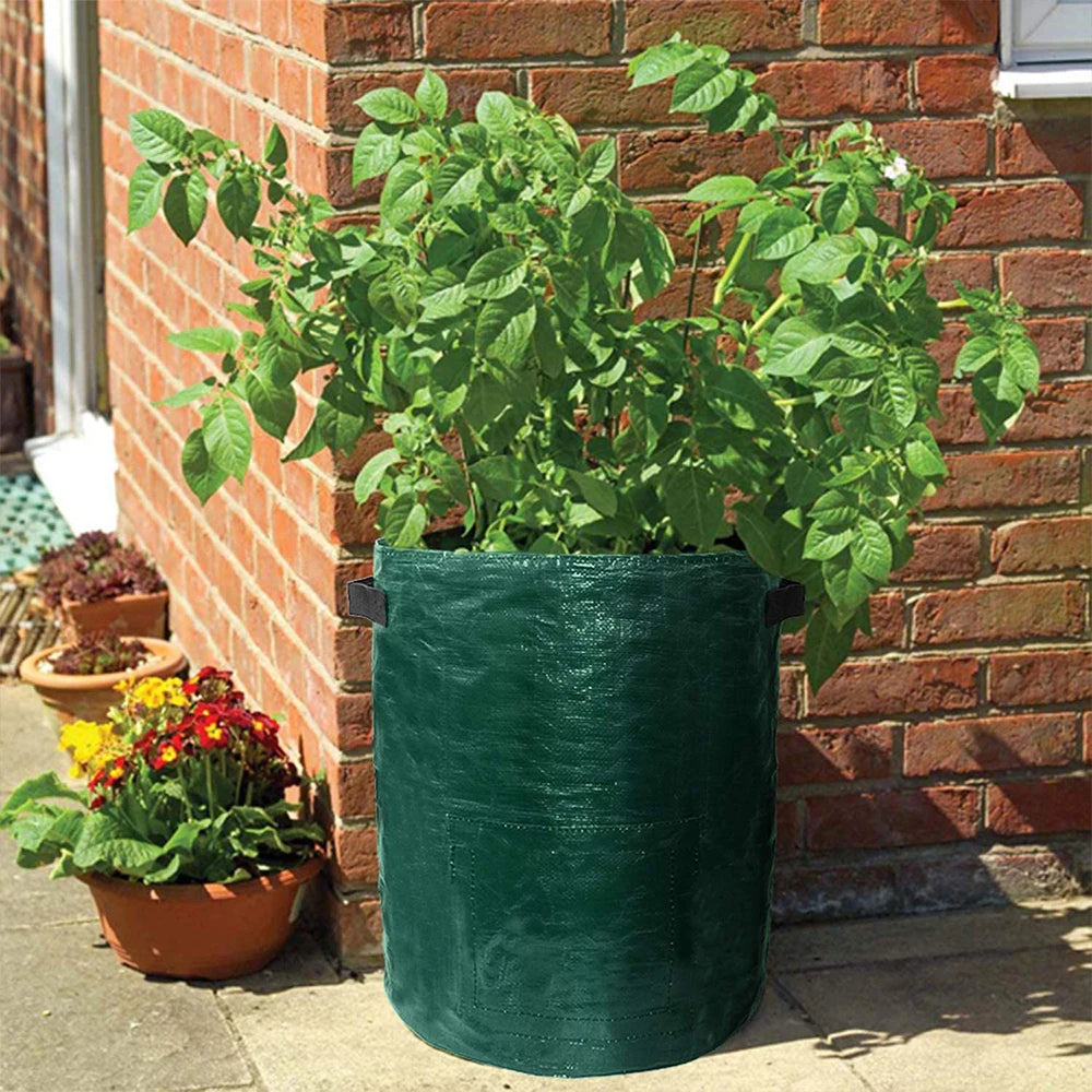 Potato Grow Container Bag DIY Planter PE Fabrics D30 Tools