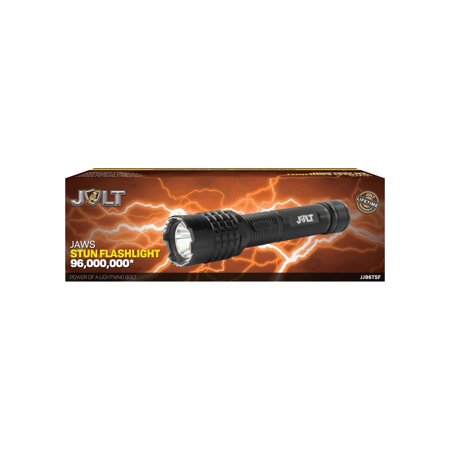 Jaws Tactical 96,000,000 Stun Flashlight with Rechargeable Features