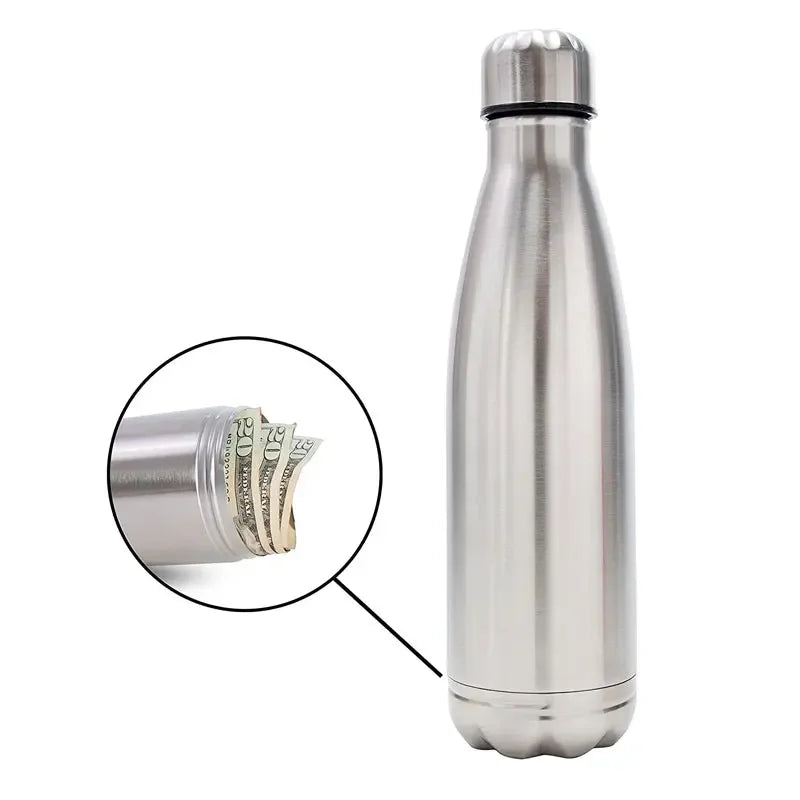 750ml Diversion Water Bottle with Secret Stash and Key Ring