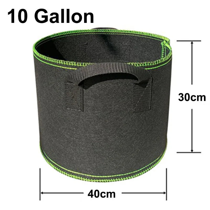 1 3 5 10 15 Gallon Garden Plant Flower Fabric Grow Pot
