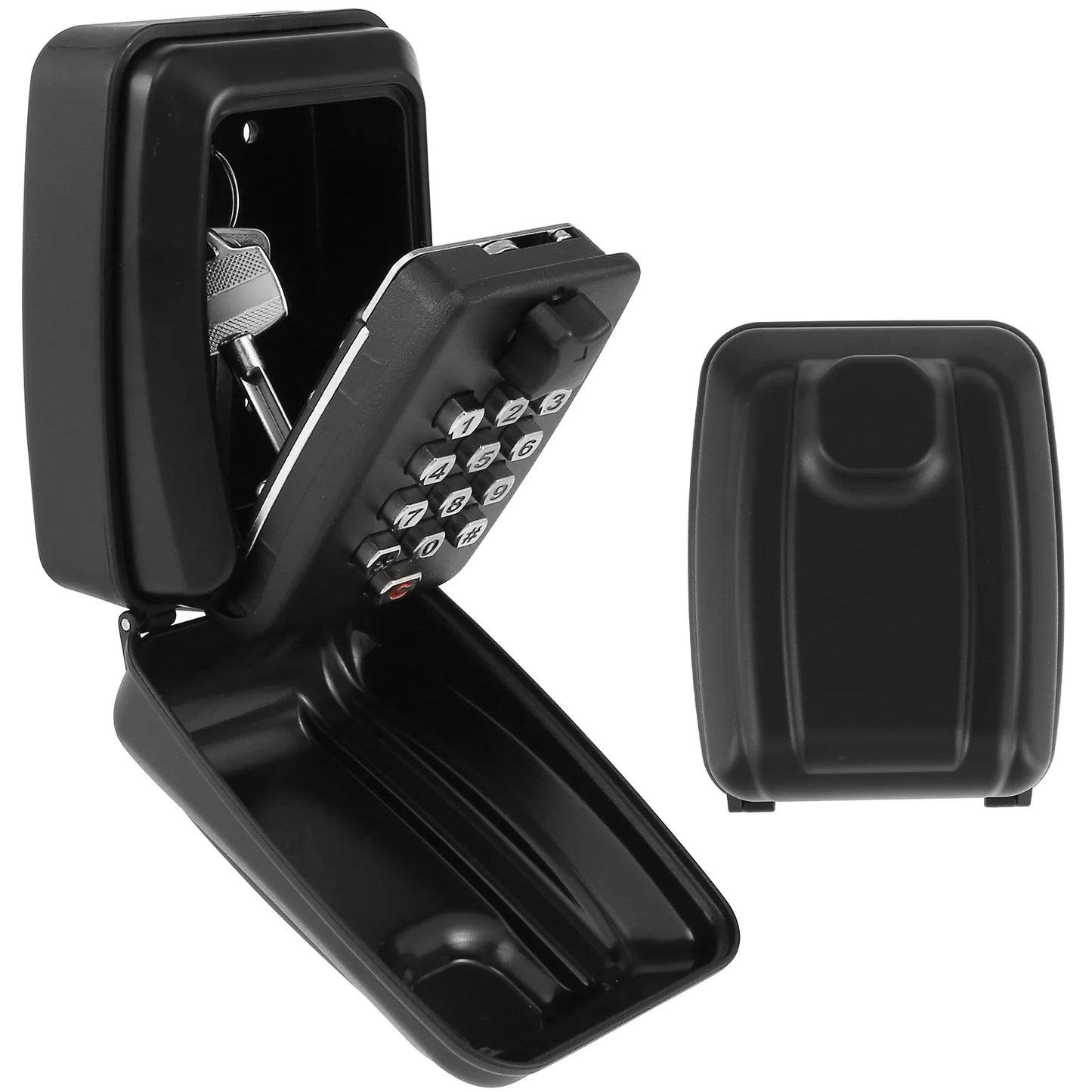 Key Lock Box Wall-Mount Secret Code Security Key Safe