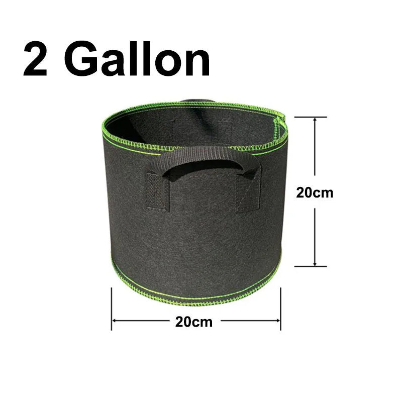 1 3 5 10 15 Gallon Garden Plant Flower Fabric Grow Pot